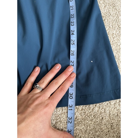 Bad Birdie Ivy League Mock Neck Long Sleeve Mini Golf Dress Lined Blue Small - Picture 10 of 13